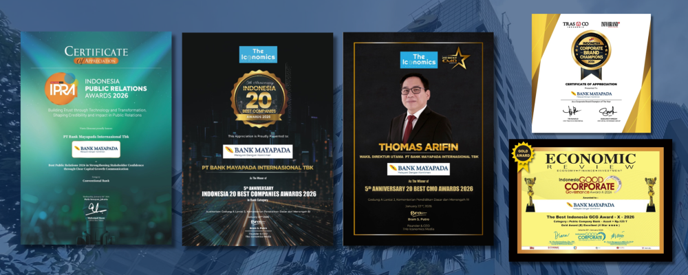 Bank Mayapada Raih 5 Penghargaan di Awal Tahun 2026