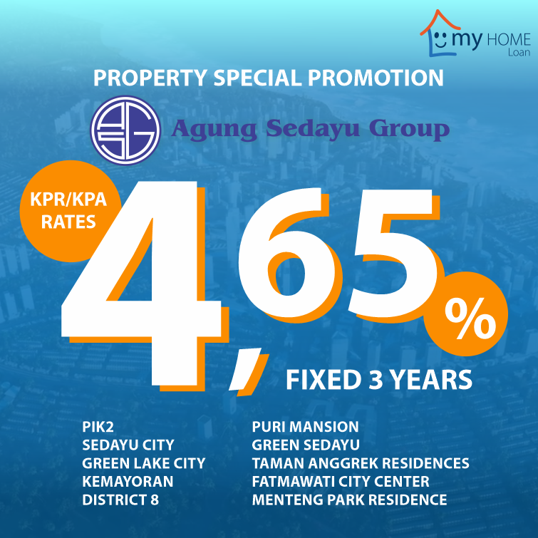 Program myHOME Loan Developer Agung Sedayu Group