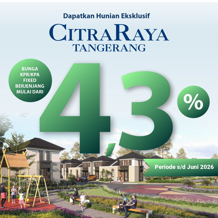 Program myHOME Loan Developer CitraRaya Tangerang - Ciputra