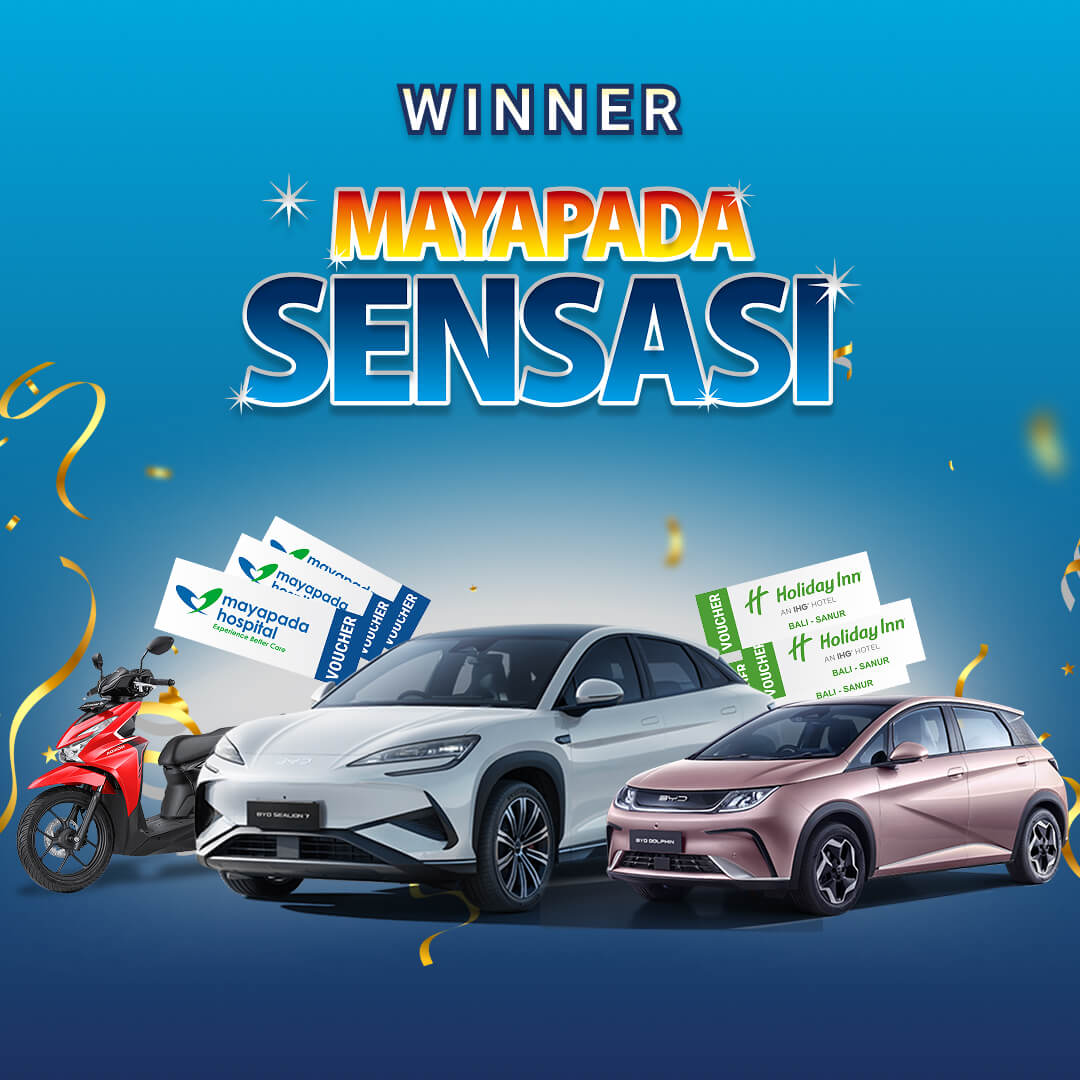 Announcement of the Winners Mayapada Sensasi Prize 1 October 2025 – 31 March 2026